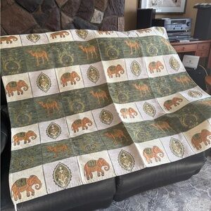 Elephant and Camel Tapestry